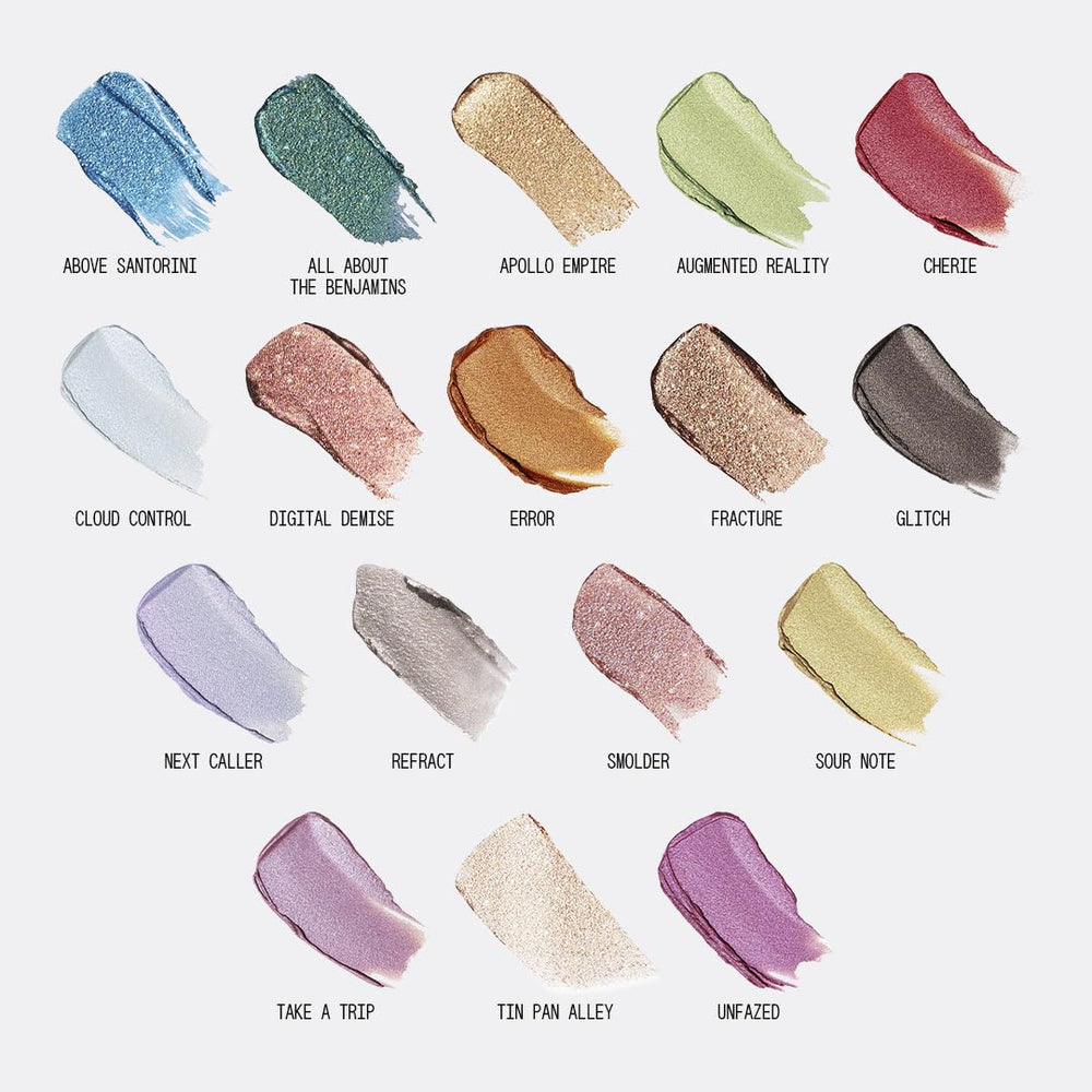 AboutFace Fractal Glitter Eye Paint Smolder water-resistant finish survives heat