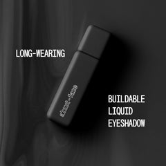 about-face Matte Fluid Eye Paint Art of Darkness applicator precision demonstrates easy application for crease-free looks