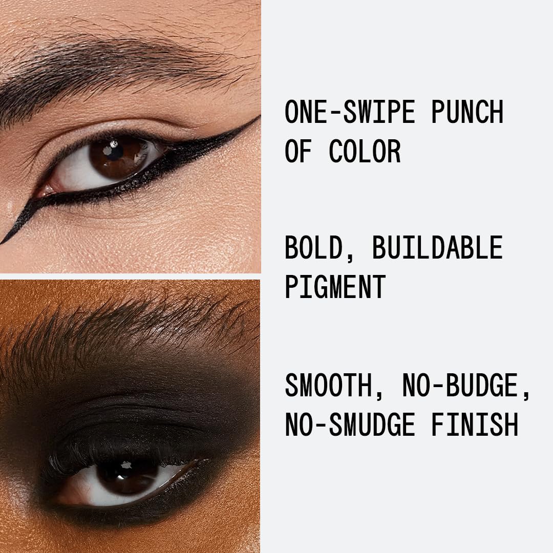 about-face Matte Fluid Eye Paint Art of Darkness swatches variety reveals diverse shades for any skin tone