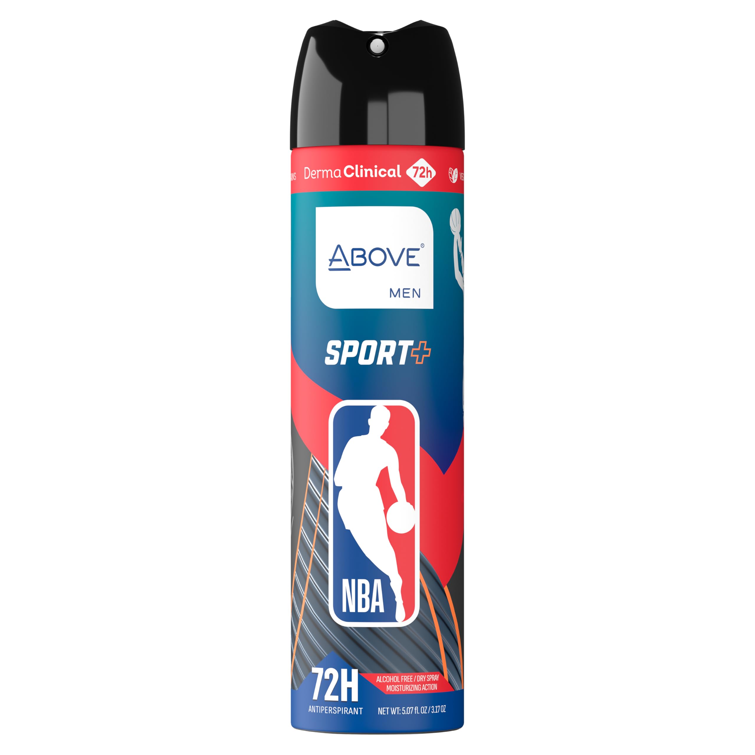 Above NBA DermaClinical technology graphic signals odor-blocking performance.