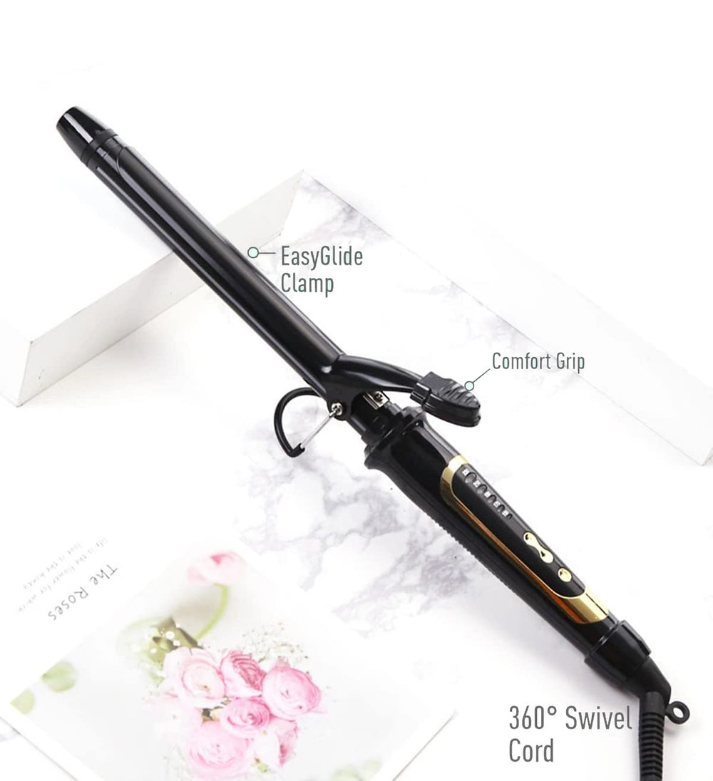 abp curling iron insulated tip closeup emphasizes safety and comfortable grip