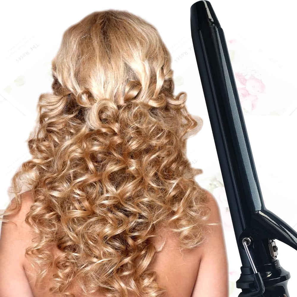 ABP curling iron 360° swivel cord prevents tangling during all-day styling.