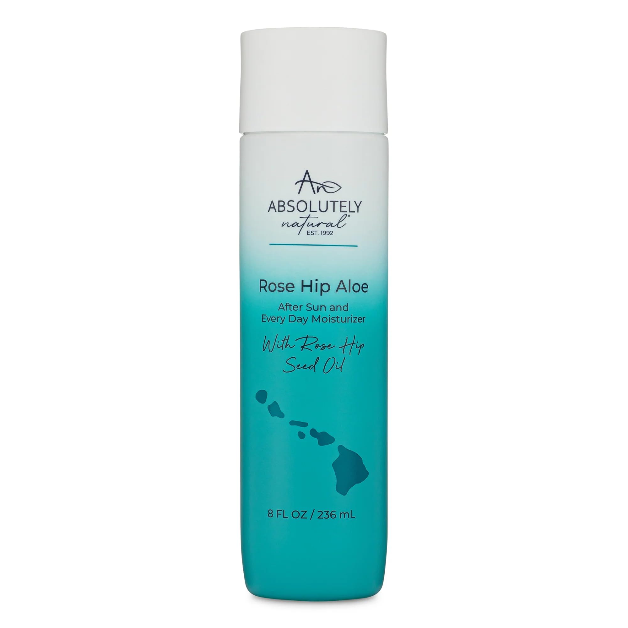 Absolutely Natural after-sun lotion bottle 8oz for post-sun hydration