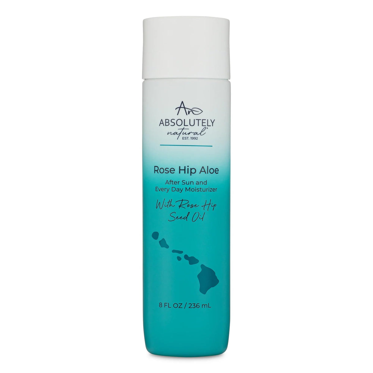 Absolutely Natural after-sun lotion bottle 8oz for post-sun hydration