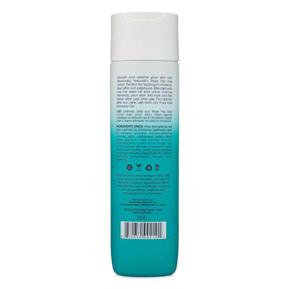 Absolutely Natural reef-safe cruelty-free badge on packaging
