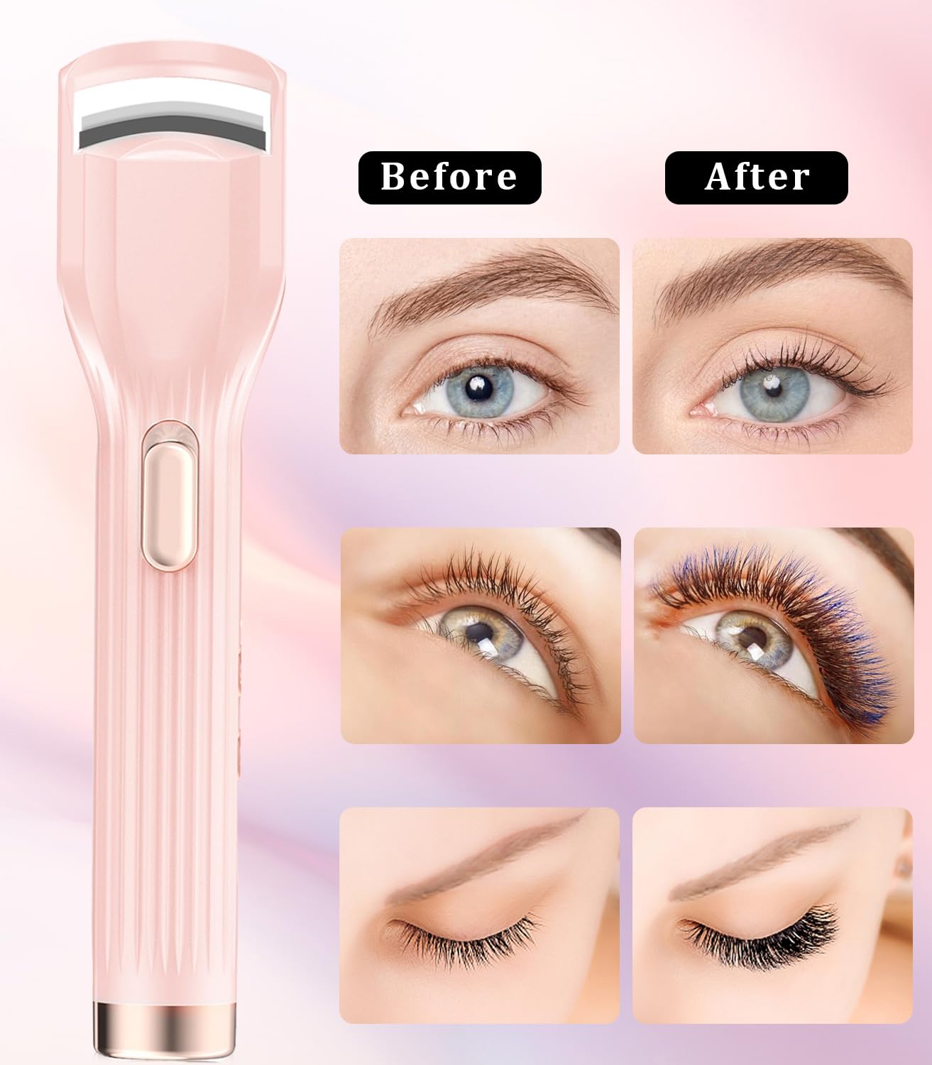 24 hour lasting curl complements eye makeup with a sleek finish