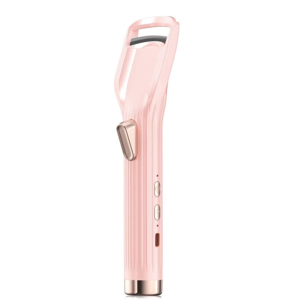 Acavado heated eyelash curler with anti-burn comb for safe styling