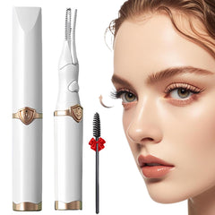 Acavado heated eyelash curler compact design for easy travel touch-ups.