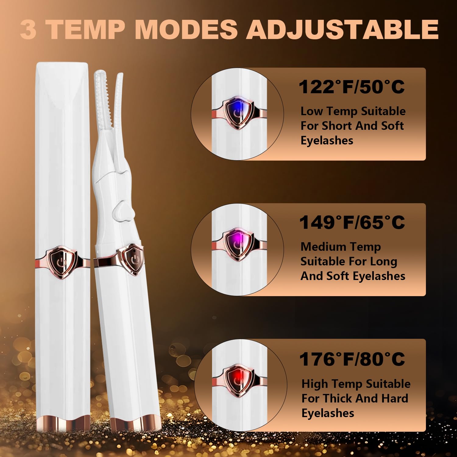 Acavado three temperature modes including 50°C, 65°C, 80°C