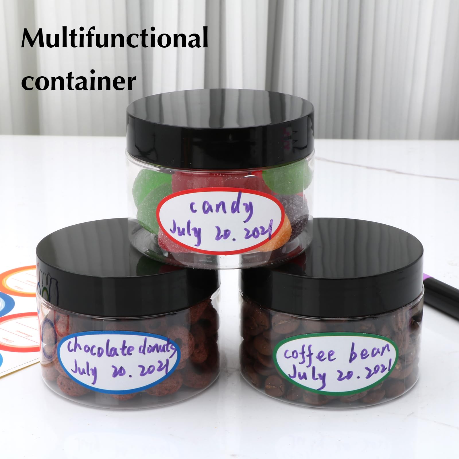 Accguan travel-friendly storage containers fit in cosmetic bags