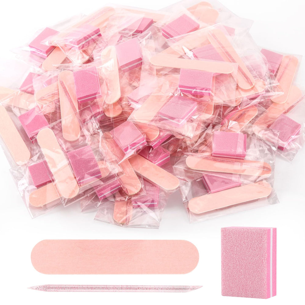 acDesign disposable manicure kit collection with organized tools for at-home salon prep