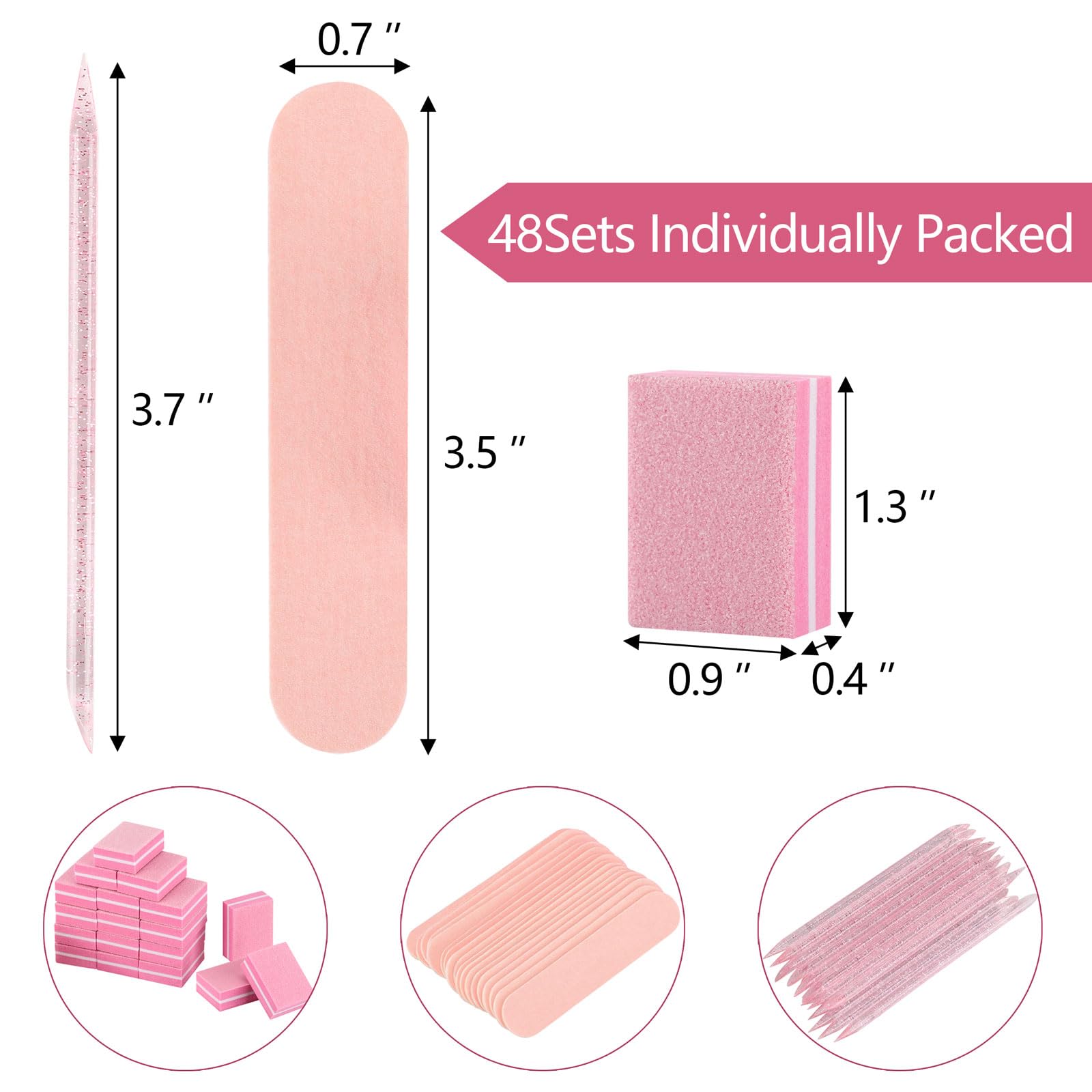 acDesign individually-packaged nail tools for hygienic travel touch-ups