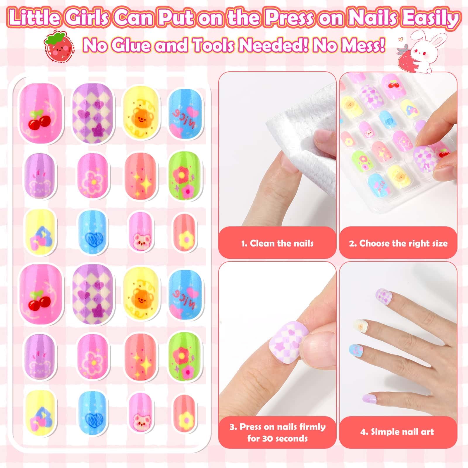 Acejoz adhesive pads enable gentle sticking for beginner-friendly applications.