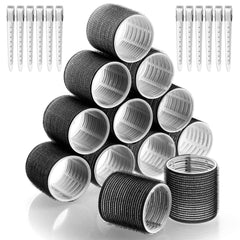 Acejoz jumbo-size hair rollers deliver big volume for long hair styling.