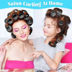 Acejoz long-hair curling demo highlights bouncy, salon-style volume.