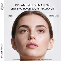 ACENICE glow serum texture swatch—lightweight hydration for smoother daily use.