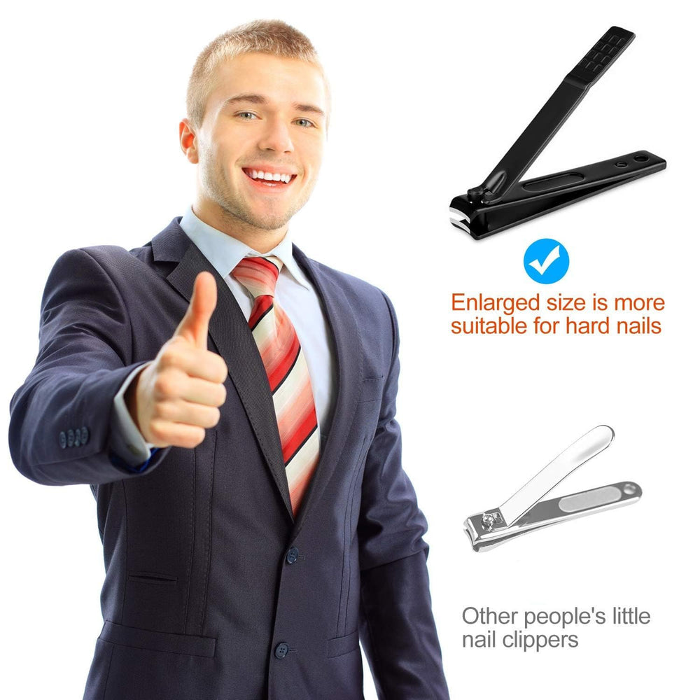 Aceoce black PU leather case houses tools with red lining for stylish organization.
