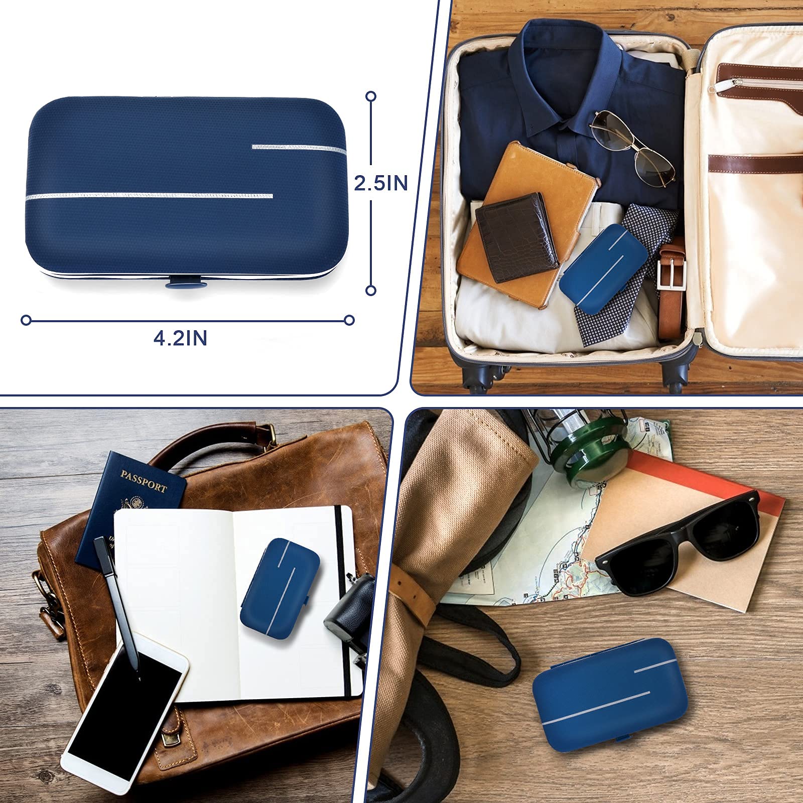 Aceoce mens grooming kit interior view reveals premium tools for everyday care