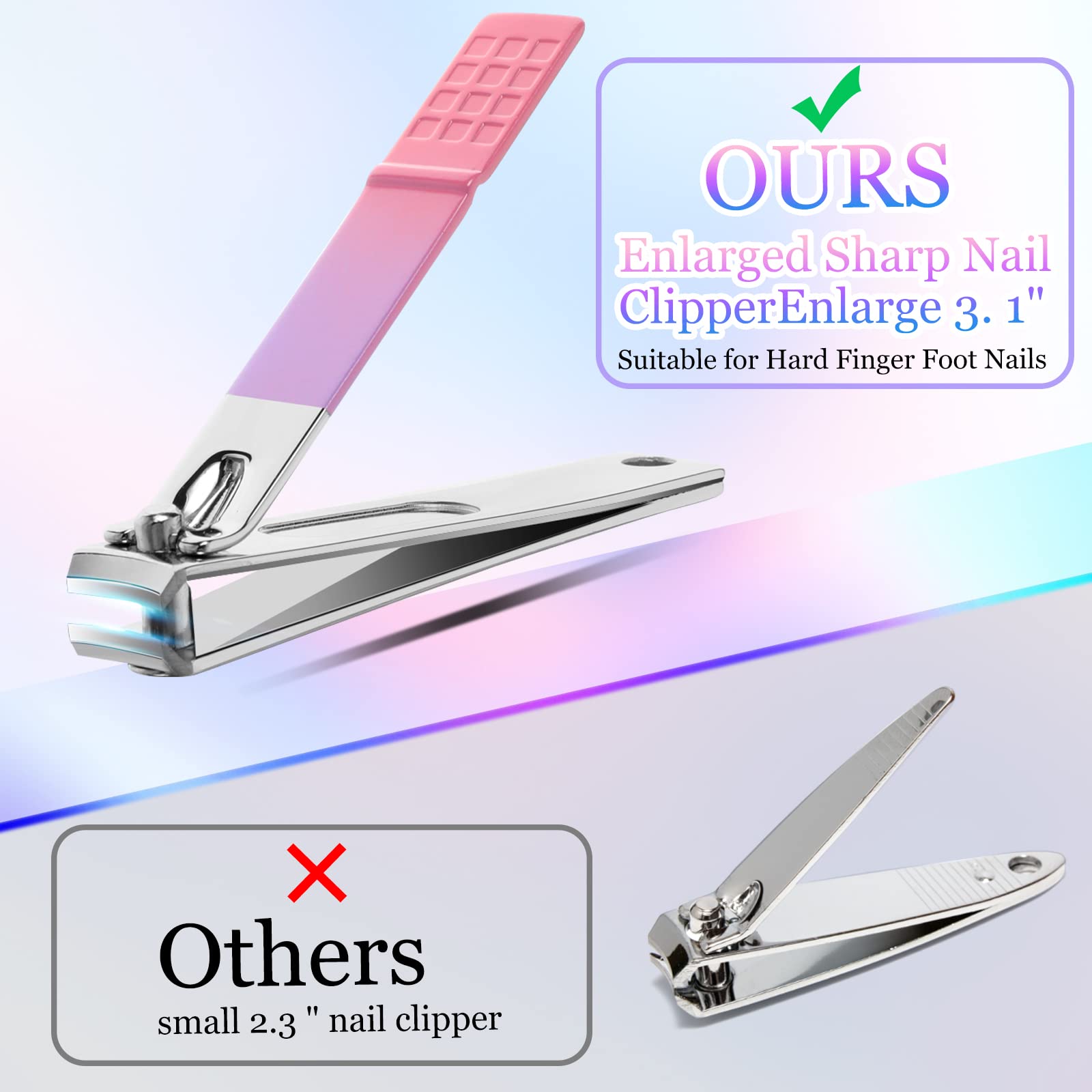 Aceoce women manicure set fits daily routines at home.