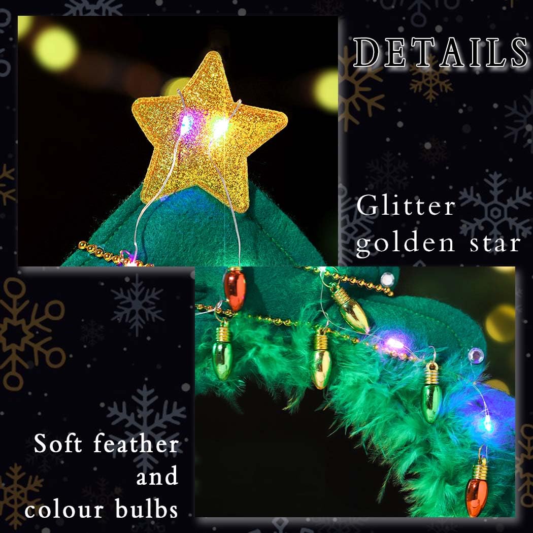 Aceorna glitter festival headband boosts holiday shine and event visibility.