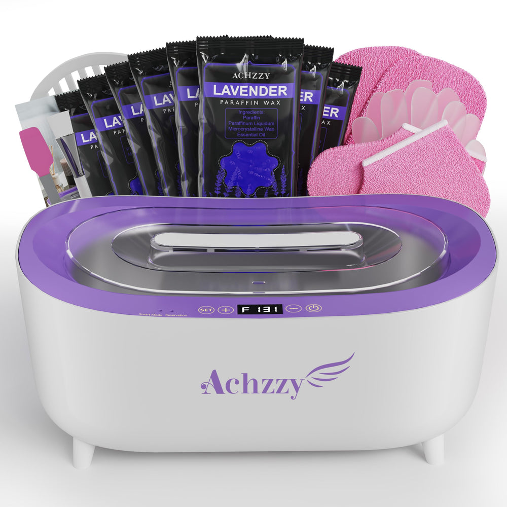 Achzzy paraffin wax machine inner pot close-up showing stainless steel for even heat distribution