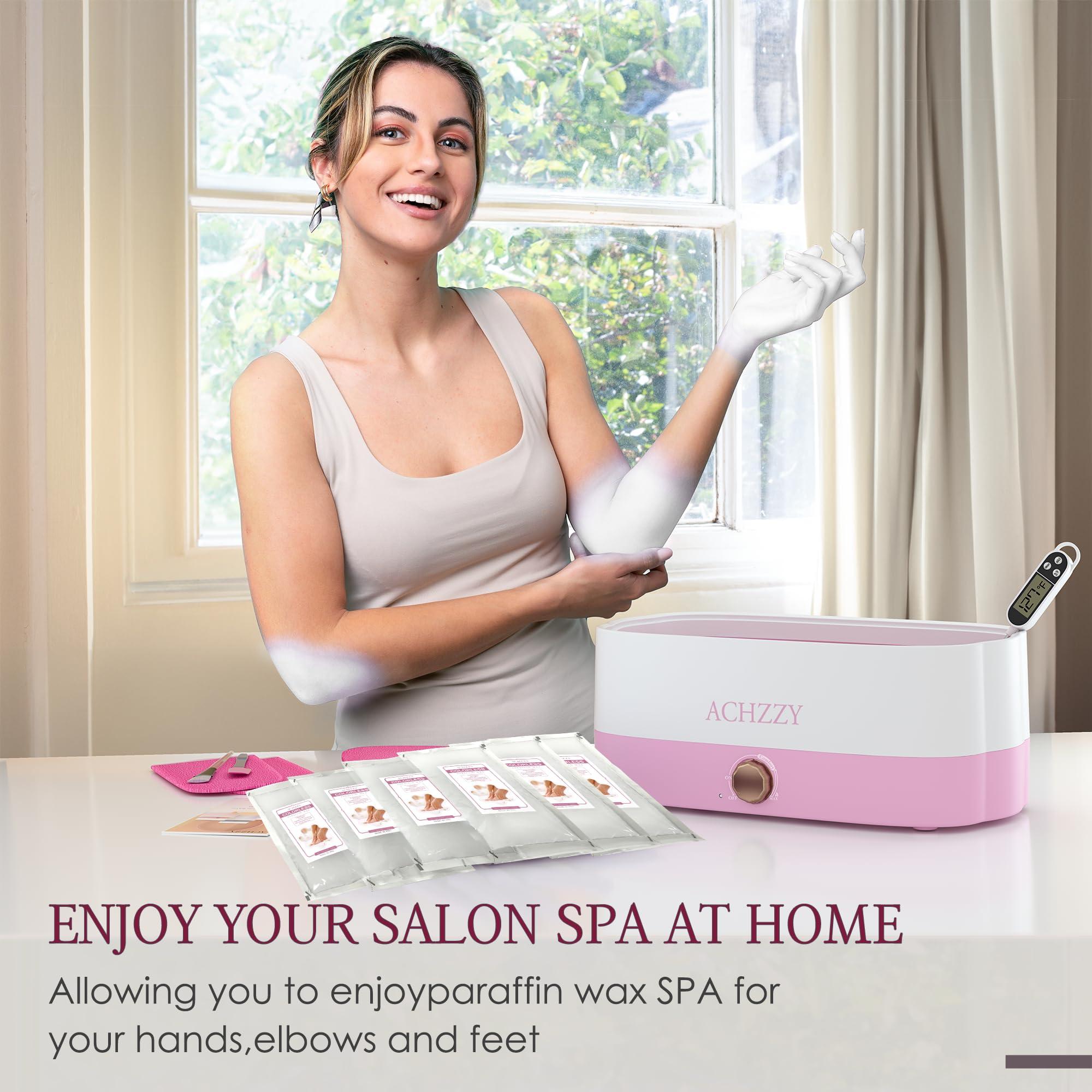 Achzzy paraffin wax refills silky skin result after treatment