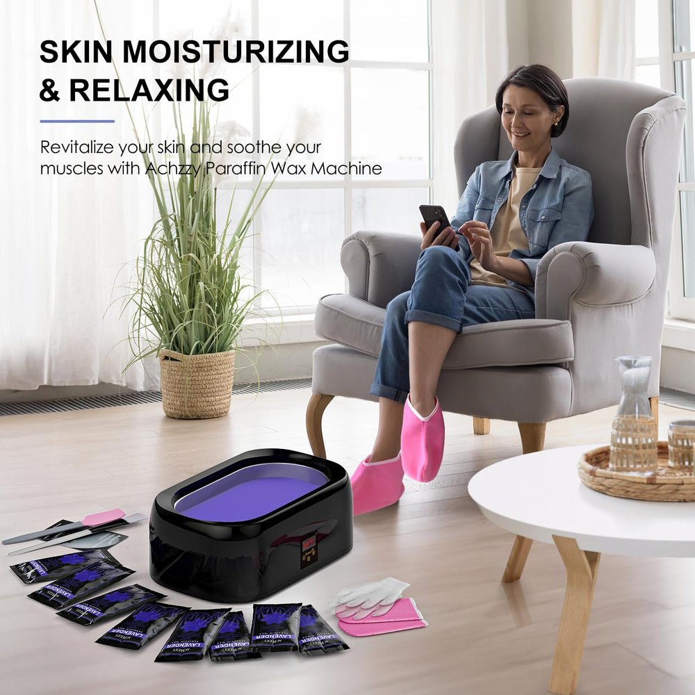Achzzy safe and easy-to-use interface supports effortless home spa routines.