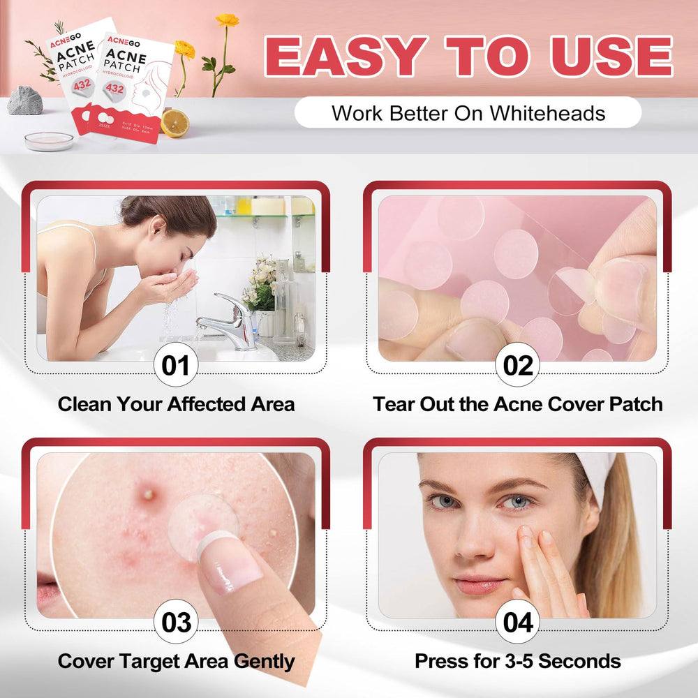 AcneGo patch under makeup blends seamlessly for discreet wear.