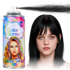 Acomler black hair spray bottle ready for quick color application