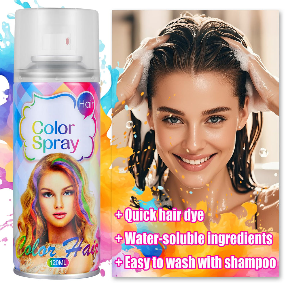 Acomler washable temporary color black easily rinses out