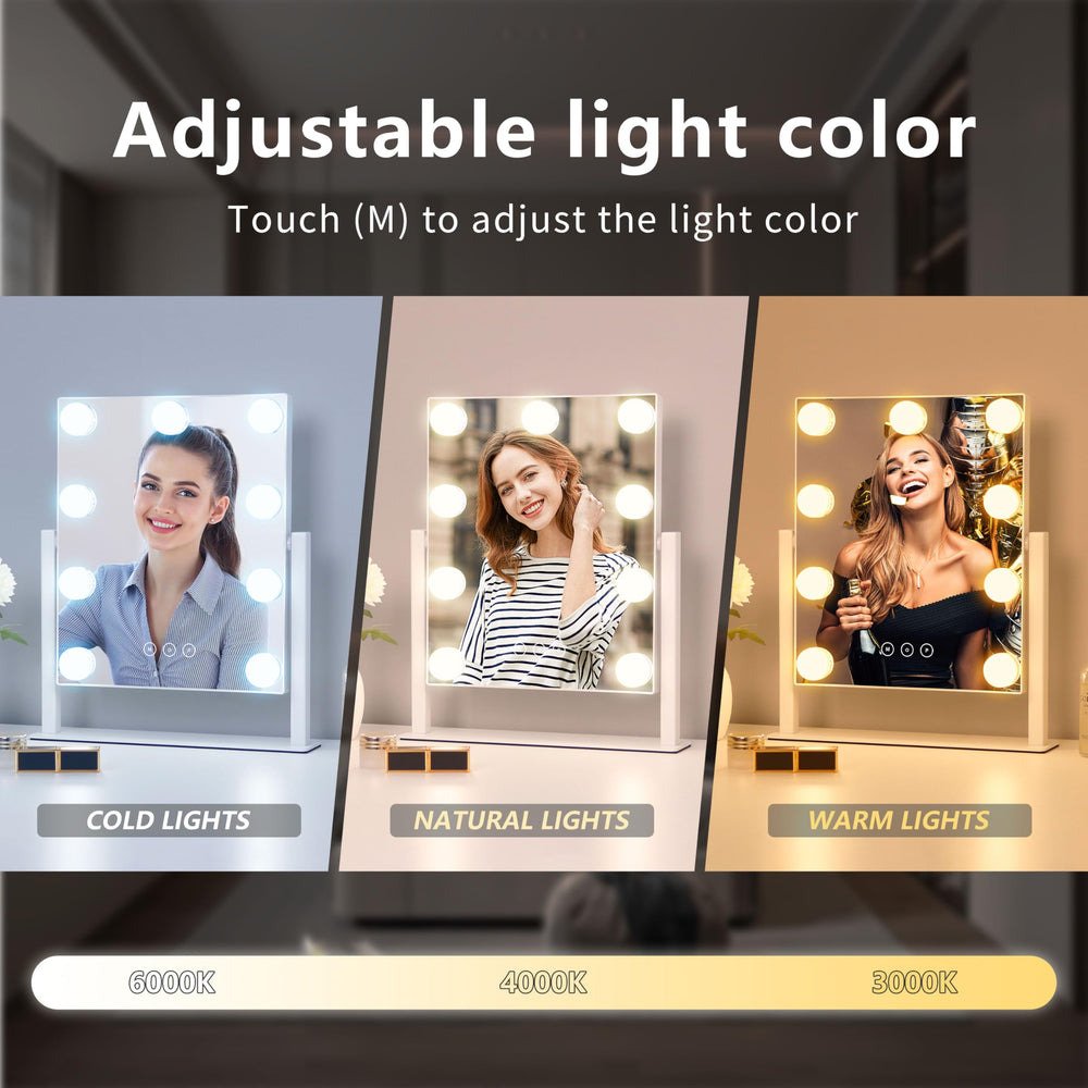 Acoolda vanity mirror three-color modes suit different lighting looks