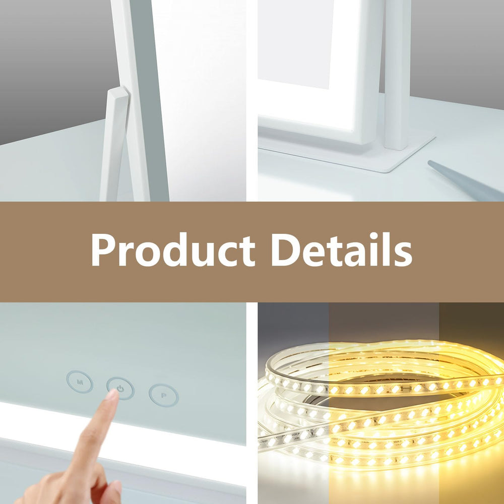 Acoolda vanity mirror makes a thoughtful gift for beauty lovers and desk setups