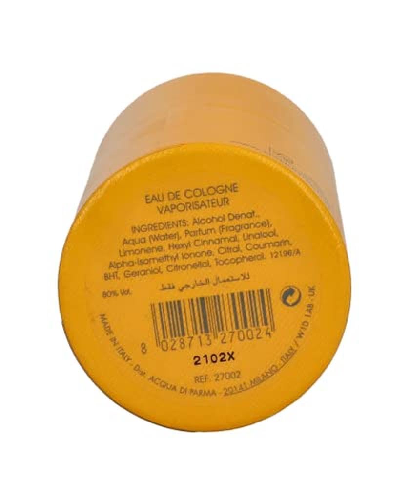 Acqua Di Parma Colonia Pura cap detail, luxurious packaging and timeless scent.