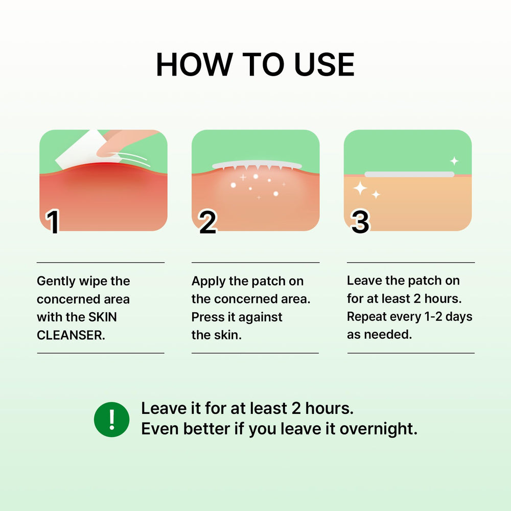 Acropass Trouble Care Microcone design shown for targeted action on blemishes.