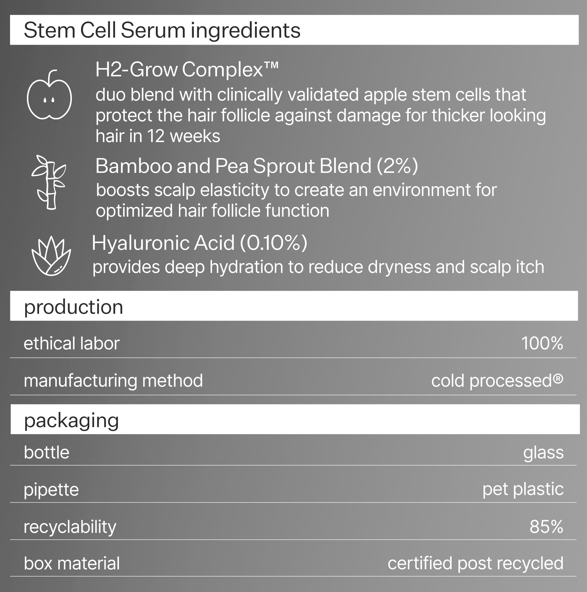 ACT+ ACRE aloe vera soothing dry itchy scalp close-up.