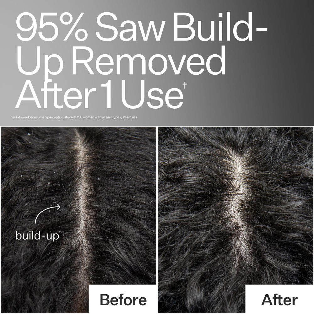 ACT+ ACRE basil leaf hydration ingredient closeup emphasizes deep moisture for scalp.
