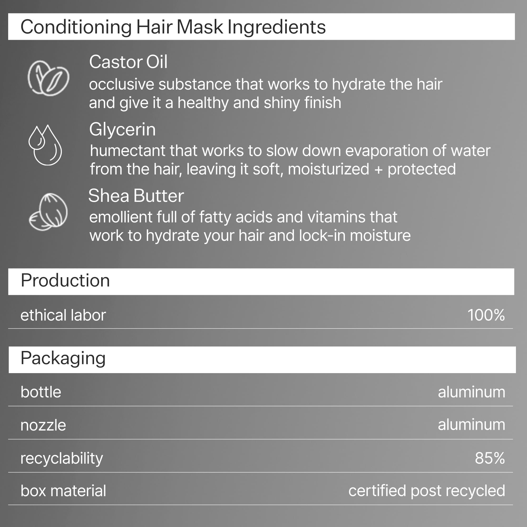 Shiny, soft hair after ACT+ ACRE Restorative Conditioning Hair Mask use