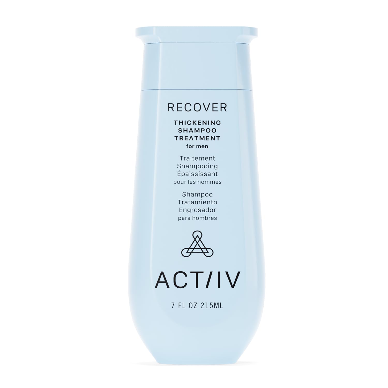 ACTIIV Recover Shampoo bottle front view showing fuller-looking hair benefit