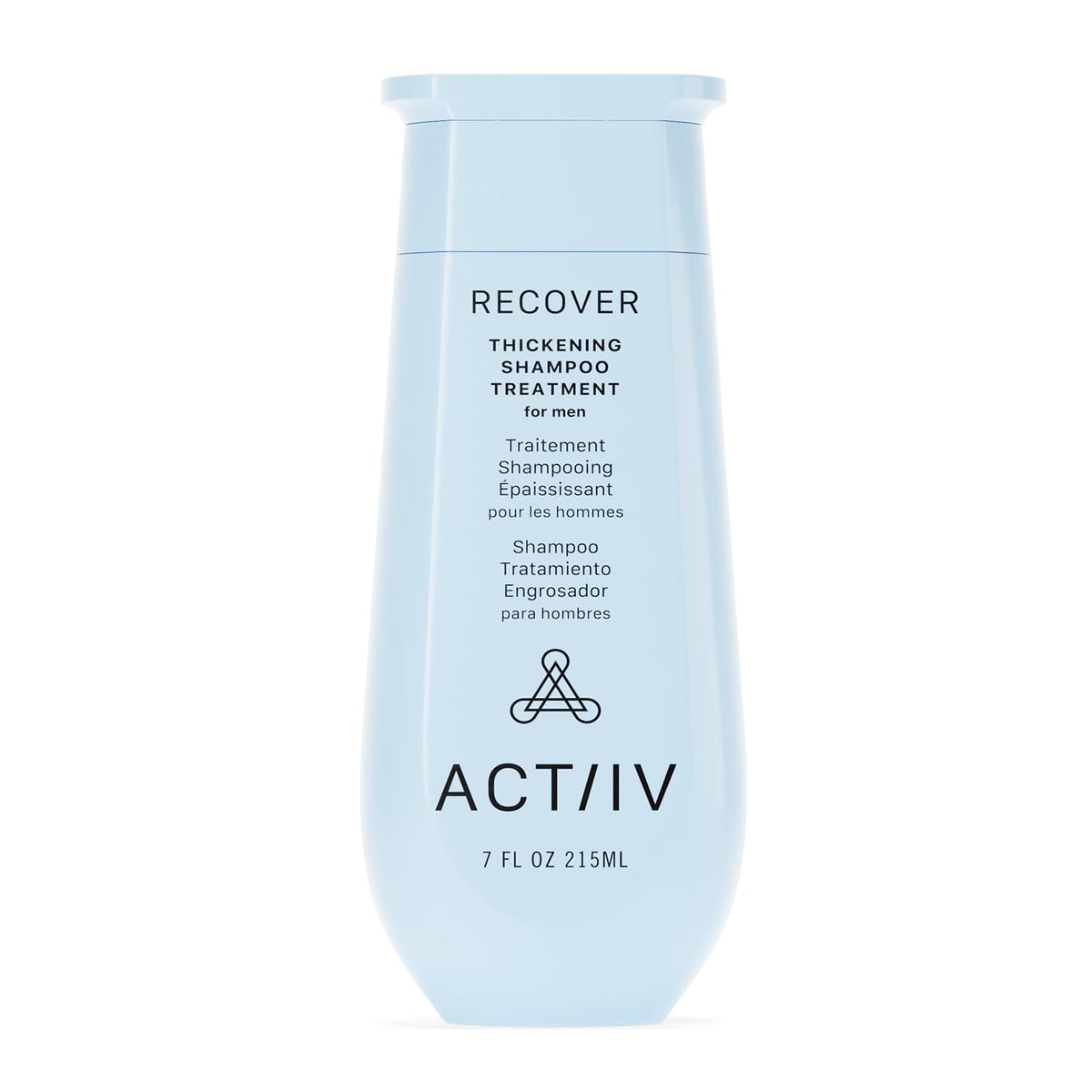 ACTIIV Recover Shampoo bottle front view showing fuller-looking hair benefit