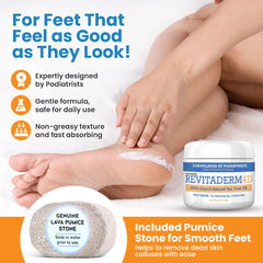 ActivLife Revitaderm 4D Urea Cream application on foot demonstrates hydration.