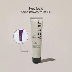 Acure Bonding Hair Mask application on damp hair delivers quick five-minute conditioning