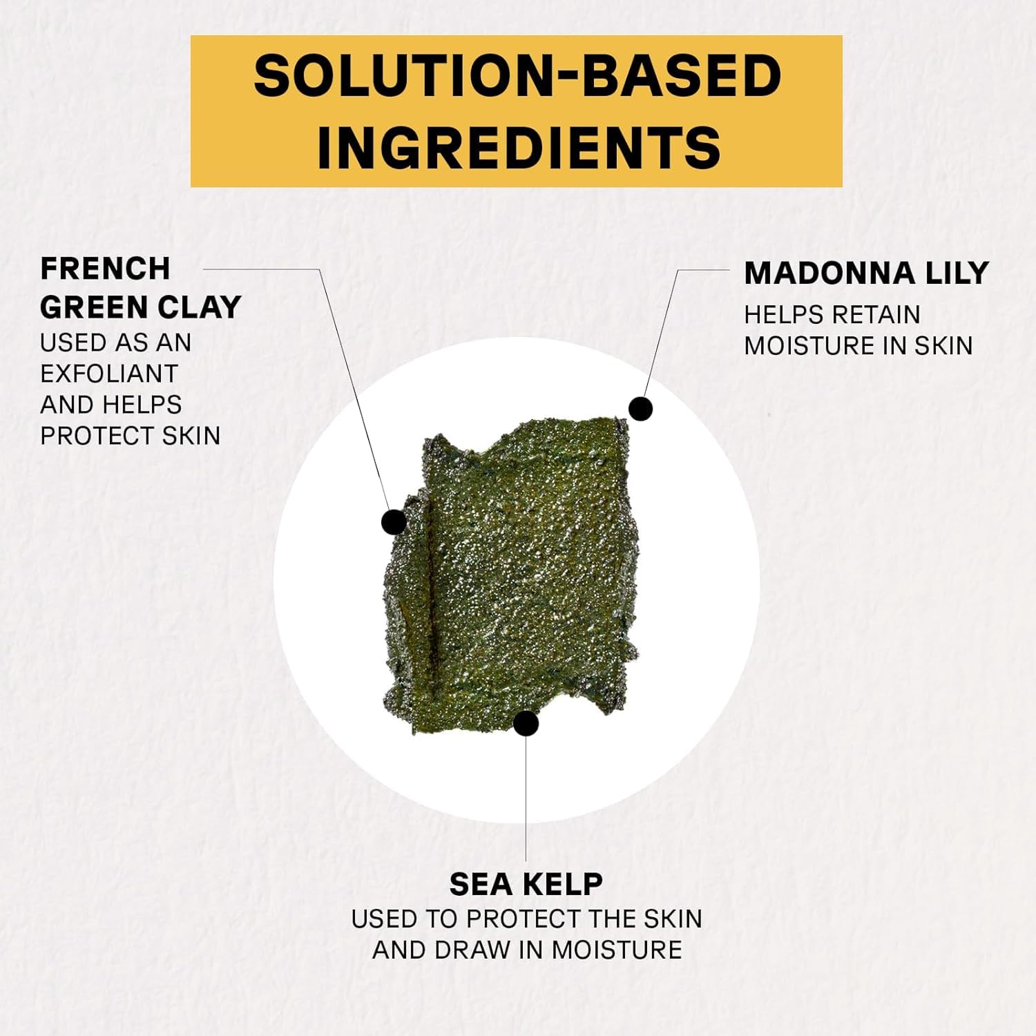 Acure Brightening Facial Scrub with sea kelp purifying pores