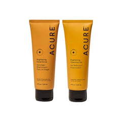 Acure Brightening Scrub bottle - exfoliating action for refreshed, smoother skin.