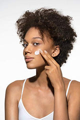 Application swirl demonstrates smooth, non-greasy hydration for daily use with Acure cream.