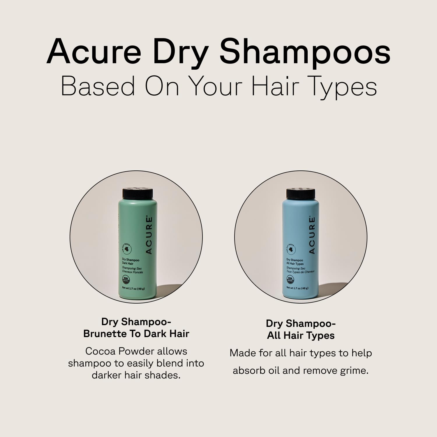 Acure before-and-after volume shot illustrating added body.