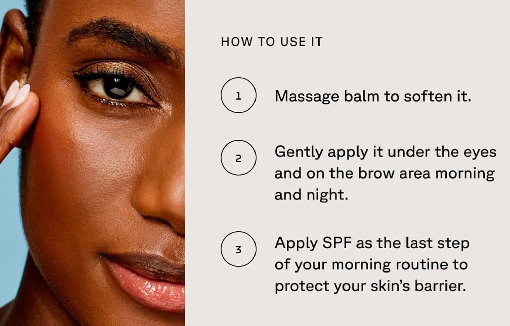 Acure Resilience Eye Balm suitable for daily use on delicate eye area.