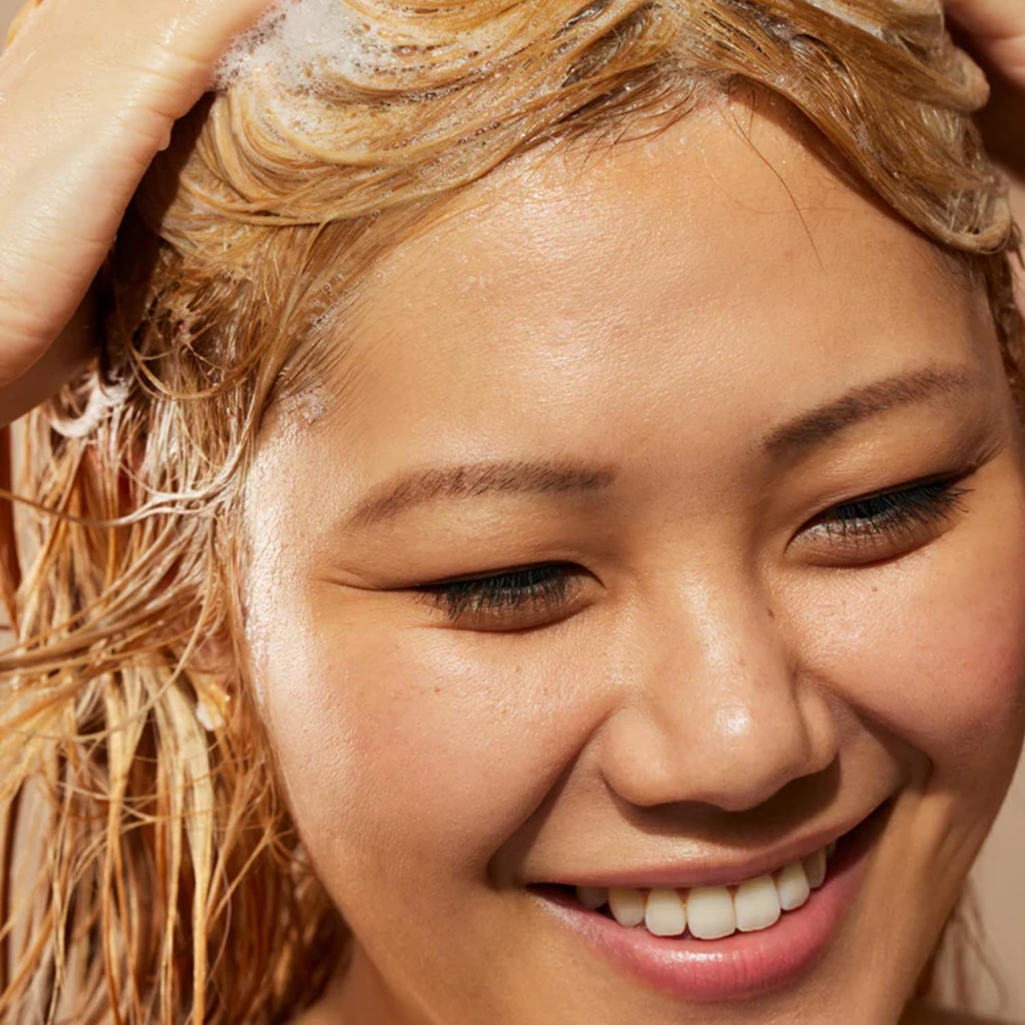 Acure Simply Smoothing Shampoo for daily use on all hair types.
