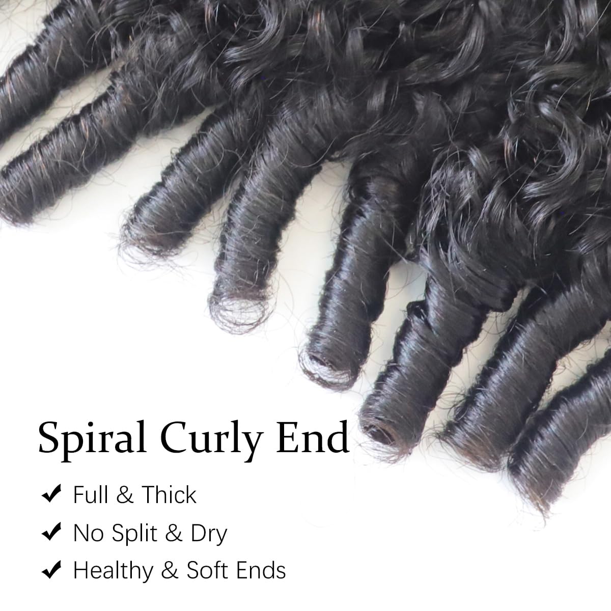 Acusoee Burmese curly bundles natural-black color image suggests easy blending and dye-ability.