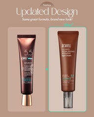 ACWELL Licorice eye cream packaging showing pH balancing formula for gentle eye care