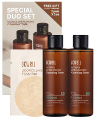 ACWELL Licorice pH Balancing Toner bottle ready for daily hydration.